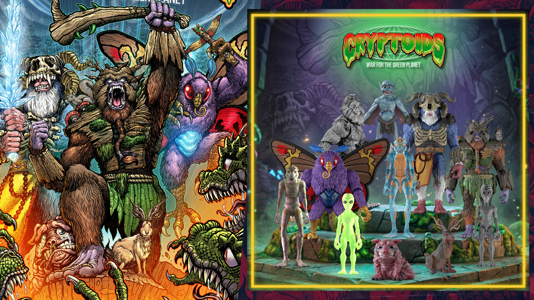 Cryptoids lineup — War for the Green Planet
